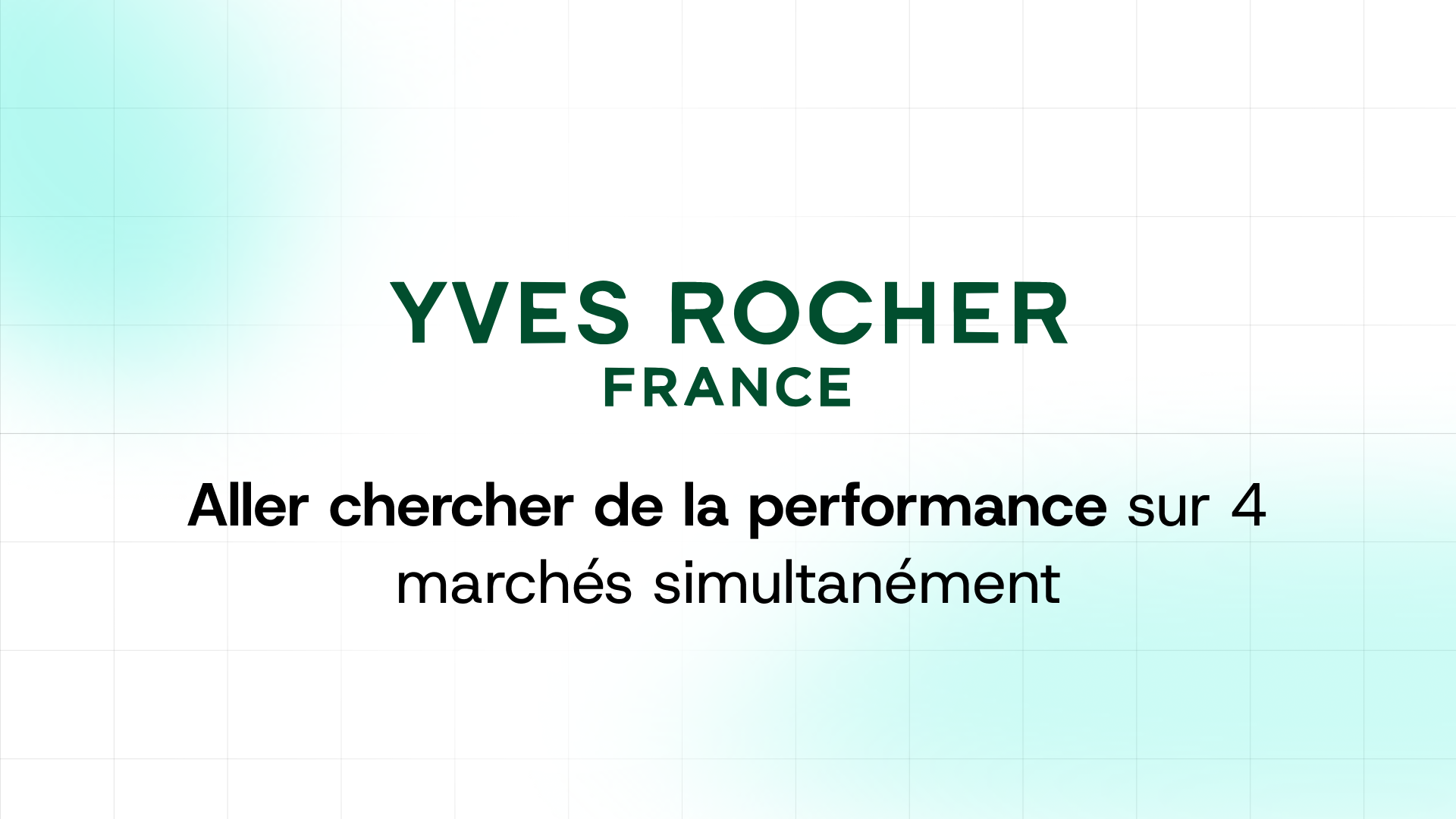 Campagne e-commerce Yves Rocher